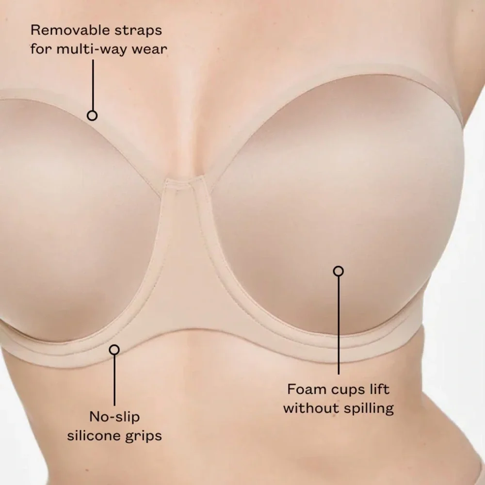 Thirdlove 24/7 Classic Strapless Bra 40G